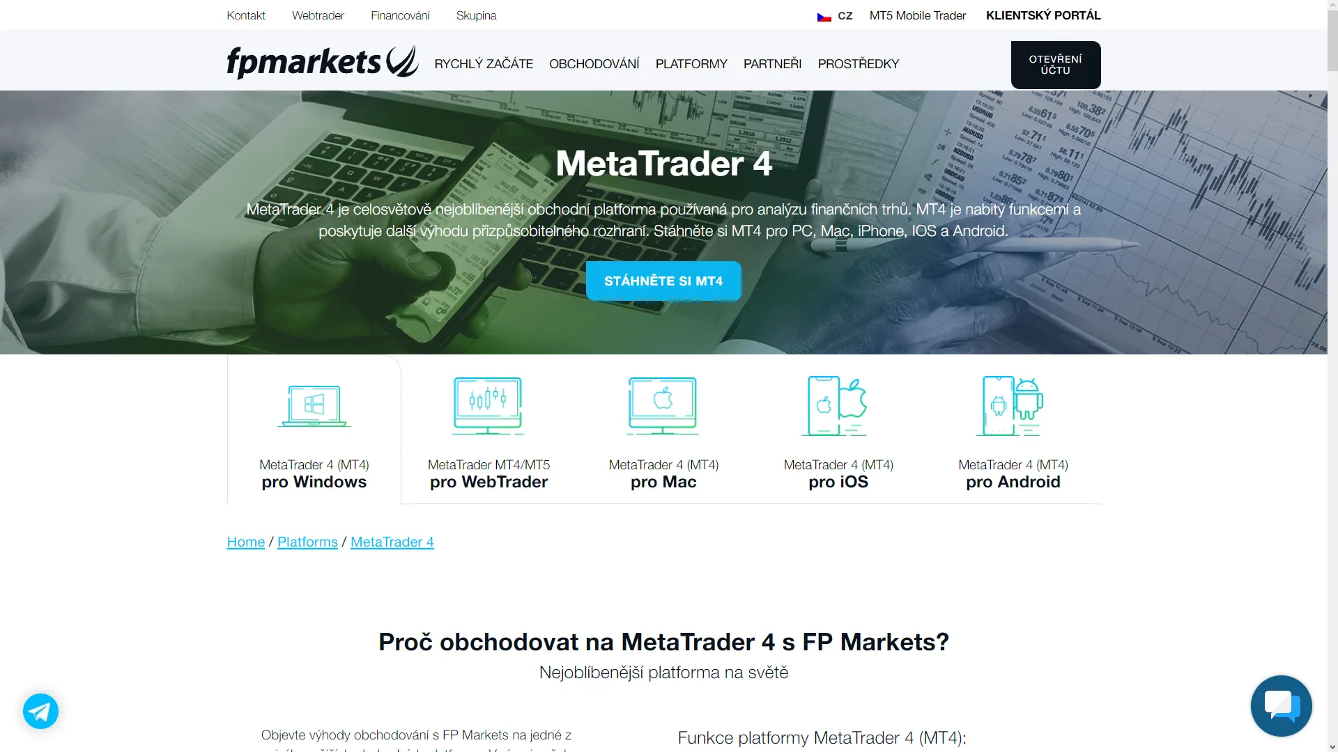Ilustrace k tématu FP Markets recenze