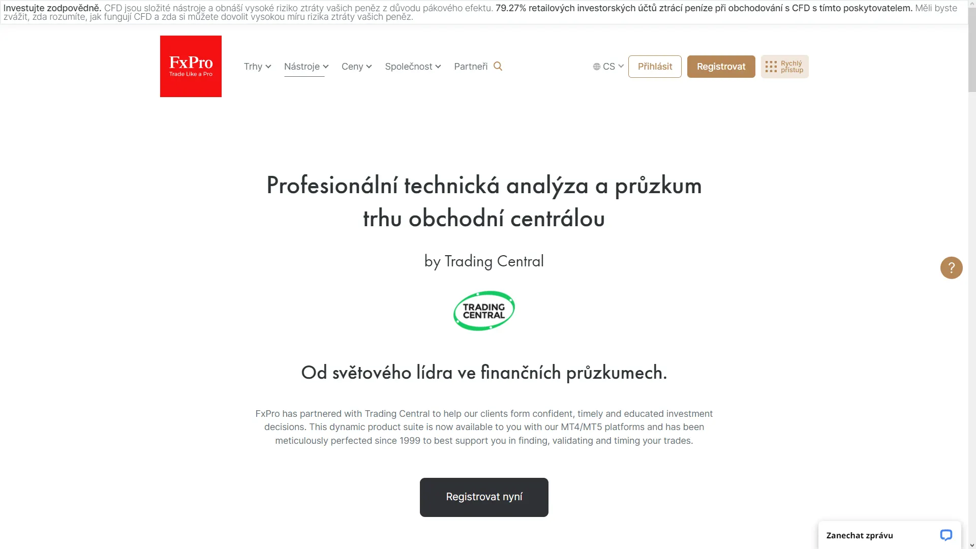 Ilustrace k tématu FxPro recenze