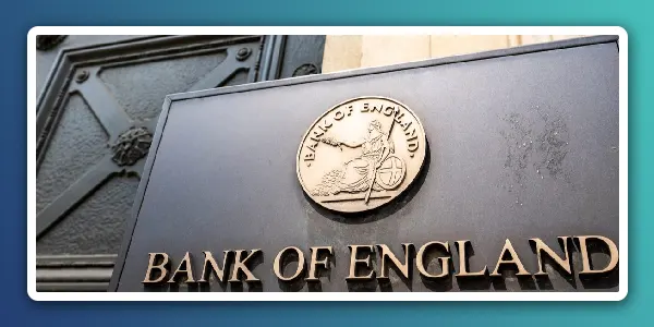 Bank of England oznamuje revizi politiky úrokových sazeb
